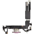 Charging Port Flex Cable For iPhone 16 (Aftermarket Plus) (Pink)