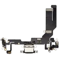 Charging Port Flex Cable For iPhone 16e / 17e (Aftermarket Plus) (Black)