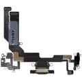 Charging Port Flex Cable For iPhone 16e / 17e (Aftermarket Plus) (Black)