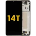OLED Assembly With Frame For Xiaomi 14T (Refurbished) (Lemon Green)
