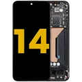 OLED Assembly With Frame For Xiaomi 14 (Refurbished) (Black)