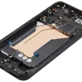 OLED Assembly With Frame For Xiaomi 14 (Refurbished) (Black)