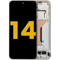 OLED Assembly With Frame For Xiaomi 14 (Refurbished) (White)