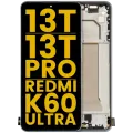 OLED Assembly With Frame For Xiaomi 13T / 13T Pro / Redmi K60 Ultra (Refurbished) (Meadow Green)