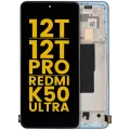 OLED Assembly With Frame For Xiaomi 12T / 12T Pro / Redmi K50 Ultra (Refurbished) (Blue)