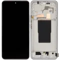 OLED Assembly With Frame For Xiaomi 12T / 12T Pro / Redmi K50 Ultra (Refurbished) (Silver)