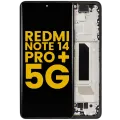 OLED Assembly With Frame For Xiaomi Redmi Note 14 Pro Plus 5G (Refurbished) (Midnight Black)