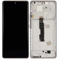 OLED Assembly With Frame For Xiaomi Redmi Note 14 Pro 4G (Refurbished) (Sand Gold)