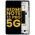 OLED Assembly With Frame For Xiaomi Redmi Note 13 Pro 5G (Refurbished) (Olive Green)