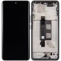 OLED Assembly With Frame For Xiaomi Redmi Note 14 Pro 5G / Xiaomi Poco X7 (Refurbished) (Midnight Black)