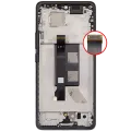 OLED Assembly With Frame For Xiaomi Redmi Note 14 Pro 5G / Xiaomi Poco X7 (Refurbished) (Midnight Black)