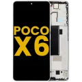 OLED Assembly With Frame For Xiaomi Poco X6 (Refurbished) (White)