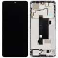 OLED Assembly With Frame For Xiaomi Poco X6 (Refurbished) (White)