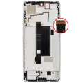 OLED Assembly With Frame For Xiaomi Poco X6 (Refurbished) (White)