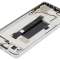 OLED Assembly With Frame For Xiaomi Poco X6 (Refurbished) (White)