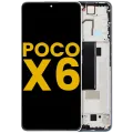 OLED Assembly With Frame For Xiaomi Poco X6 (Refurbished) (Blue)
