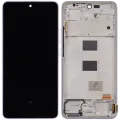 OLED Assembly With Frame For Xiaomi Redmi Note 14 5G / Poco M7 Pro 5G (Refurbished) (Purple)