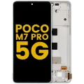 OLED Assembly With Frame For Xiaomi Poco M7 Pro 5G (Refurbished) (Green)