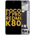 OLED Assembly With Frame For Xiaomi Poco F7 Pro / Redmi K80 (Refurbished) (Blue)