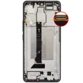 OLED Assembly With Frame For Xiaomi Redmi Turbo 3 / Xiaomi Poco F6 (Refurbished) (Black)