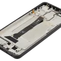 OLED Assembly With Frame For Xiaomi Redmi Turbo 3 / Xiaomi Poco F6 (Refurbished) (Black)
