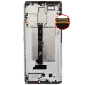 OLED Assembly With Frame For Xiaomi Redmi Turbo 3 / Xiaomi Poco F6 (Refurbished) (Titanium color)