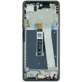 OLED Assembly With Frame For Motorola Moto G Power (XT2617 / 2026) (Genuine OEM) (Evening Blue)