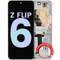 Inner OLED Assembly With Frame For Samsung Galaxy Z Flip 6 5G (US & International) (Service Pack) (White)