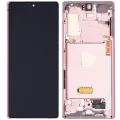 OLED Assembly With Frame For Samsung Galaxy Note 20 5G (Aftermarket Plus) (Mystic Bronze)