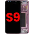 OLED Assembly With Frame For Samsung Galaxy S9 (Aftermarket Plus) (Lilac Purple)
