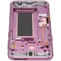 OLED Assembly With Frame For Samsung Galaxy S9 (Aftermarket Plus) (Lilac Purple)