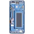 OLED Assembly With Frame For Samsung Galaxy S9 (Aftermarket Plus) (Coral Blue)