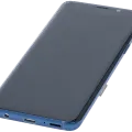 OLED Assembly With Frame For Samsung Galaxy S9 (Aftermarket Plus) (Coral Blue)