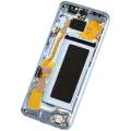 OLED Assembly With Frame For Samsung Galaxy S8 (Aftermarket Plus) (Coral Blue)