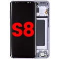 OLED Assembly With Frame For Samsung Galaxy S8 (Aftermarket Plus) (Orchid Gray)