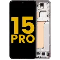 OLED Assembly With Frame For Xiaomi 15 Pro (Refurbished) (White)