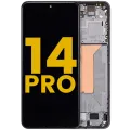 OLED Assembly With Frame For Xiaomi 14 Pro (Refurbished) (Black)
