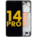 OLED Assembly With Frame For Xiaomi 14 Pro (Refurbished) (Green)