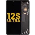 OLED Assembly With Frame For Xiaomi 12S Ultra (Refurbished) (Black)