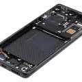 OLED Assembly With Frame For Xiaomi 12S Ultra (Refurbished) (Black)