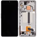 OLED Assembly With Frame For Xiaomi Poco F4 GT / Redmi K50 Gaming (Refurbished) (Silver)