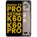 OLED Assembly With Frame For Xiaomi Poco F5 Pro / Redmi K60 / K60 Pro (Refurbished) (White)
