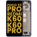 OLED Assembly With Frame For Xiaomi Poco F5 Pro / Redmi K60 / K60 Pro (Refurbished) (Blue)
