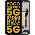 OLED Assembly With Frame For Xiaomi Poco M8 Pro 5G / Redmi Note 15 Pro Plus 5G (Refurbished) (Black)
