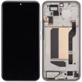 OLED Assembly With Frame For Xiaomi Poco M8 Pro 5G / Redmi Note 15 Pro+ 5G (Refurbished) (Silver)