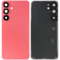 Back Cover Glass With Camera Lens For Samsung Galaxy S25 Plus 5G (Service Pack) (Coral Red)