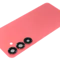 Back Cover Glass With Camera Lens For Samsung Galaxy S25 5G (Service Pack) (Coral Red)