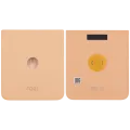 Back Cover Glass For Motorola Razr Plus / Razr 50 Ultra (XT2451 / 2024) / Razr Plus 2025 (XT2557 / 2025) (Premium) (Peach Fuzz)