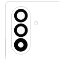 Back Camera Lens (Glass Only) With Adhesive For Samsung Galaxy Z Fold 7 (10 Pack)