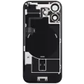 Заднє скло з магнітом MagSafe, NFC і шлейфом спалаху для iPhone 17 (Used OEM Pull: Grade A) (білий)